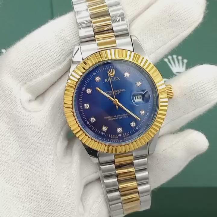 Royal Blue Dial Watch